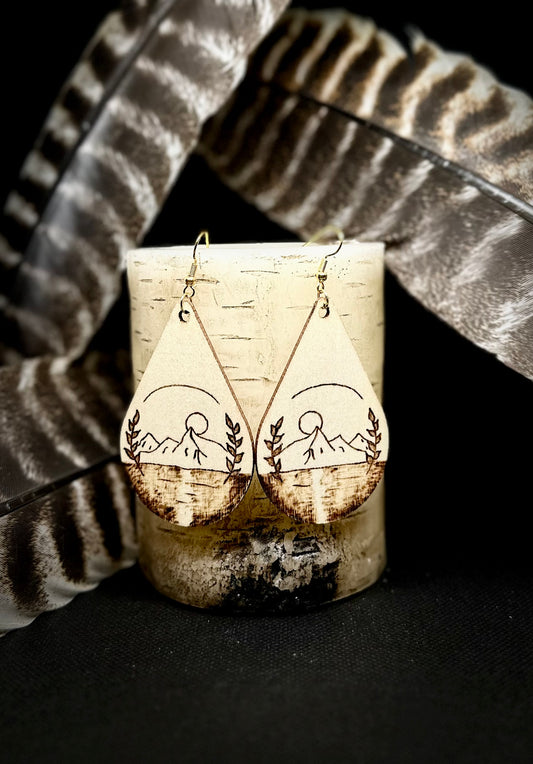 Outdoor: Moonlight Large Teardrop Earrings