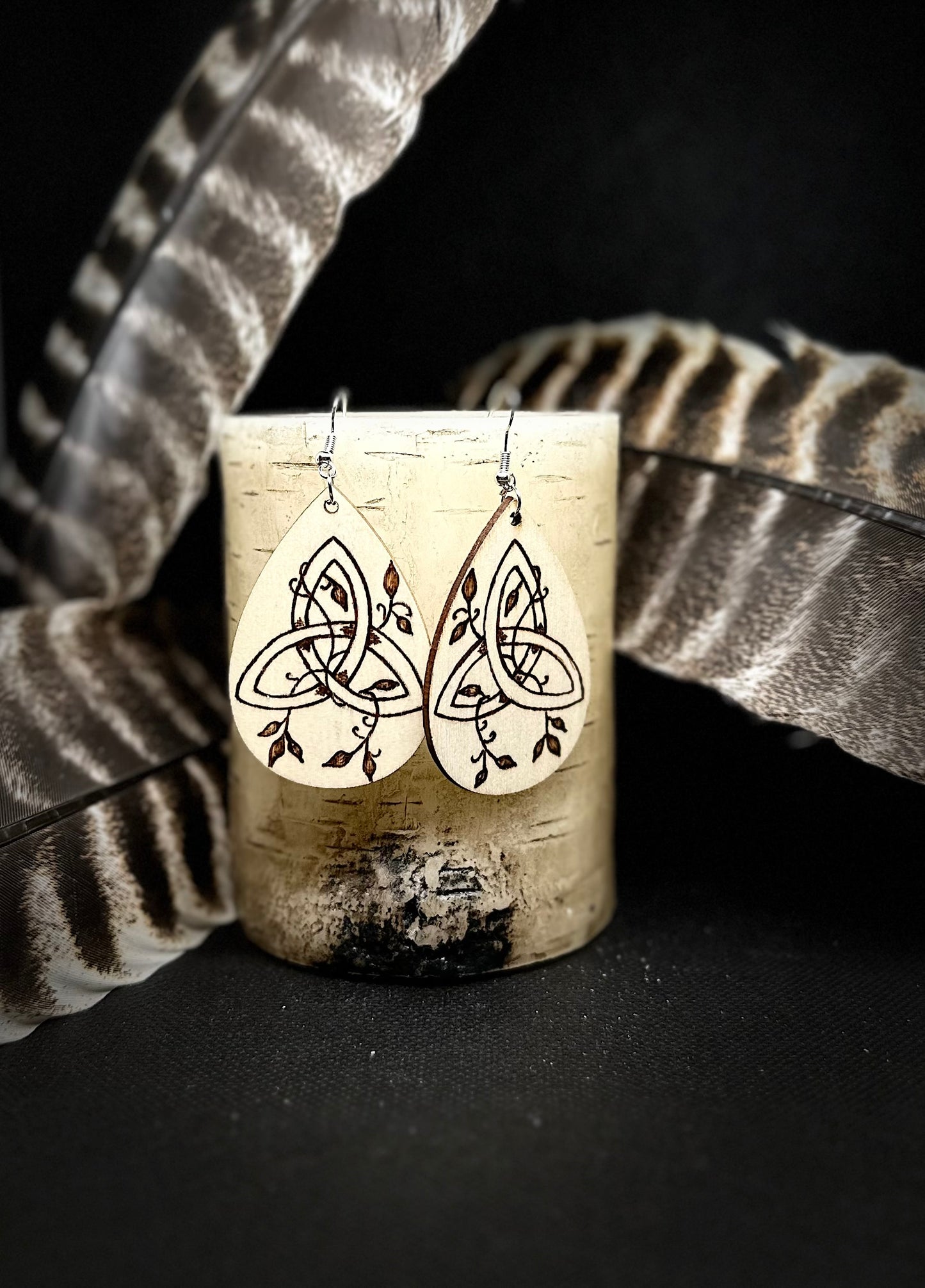 Celtic: Knot Teardrop Earrings